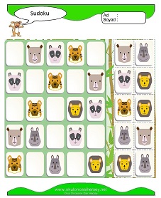 Sudoku Çocuk Bulmacaları